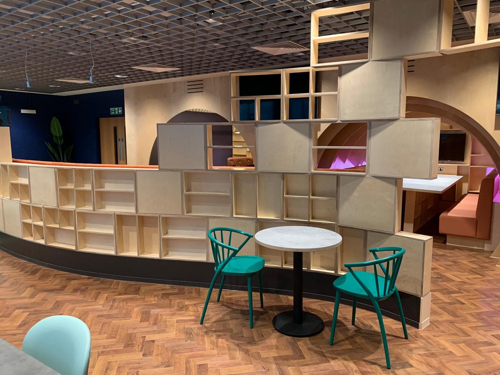 M2M Joinery — bespoke commercial shelving and joinery fit-out